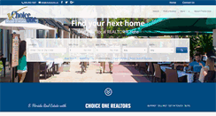 Desktop Screenshot of choiceonerealestate.com