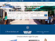 Tablet Screenshot of choiceonerealestate.com